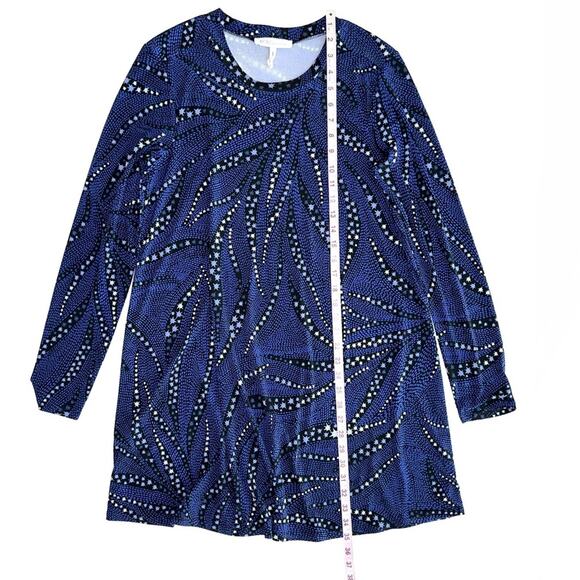 BCBGeneration Long Sleeve Star Shift Dress Size Medium - Picture 10 of 12